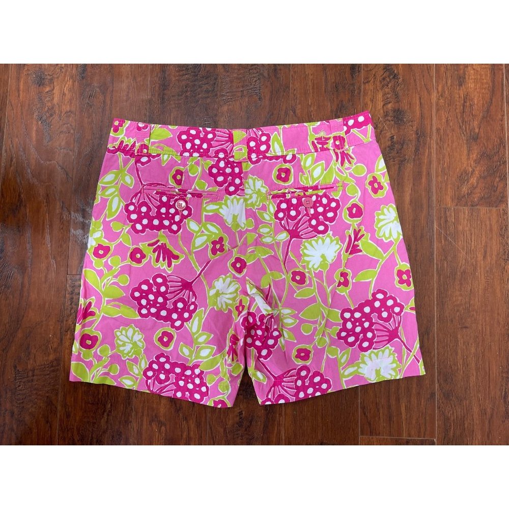 Lilly Pulitzer Originals Vintage Pink/Green Shorts Womens Size 12 - Picture 6 of 6